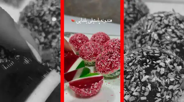 فیلم آموزش هندوانه پاستیلی خوشمزه و رنگارنگ