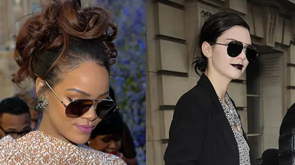 عینک آفتابی دیور و یک مدل از کندال تا ریحانا/ برندی که دل ستاره های خیابانی را برده است 