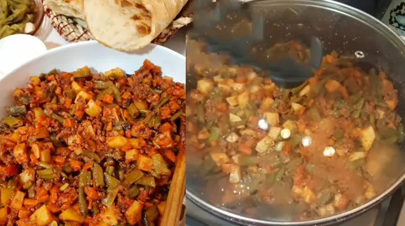 خوراک لوبیا فوری یک شام خوشمزه + فیلم