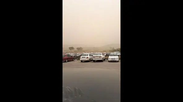 فیلم بی سابقه از حمله ریزگردها به گرگان + عکس 