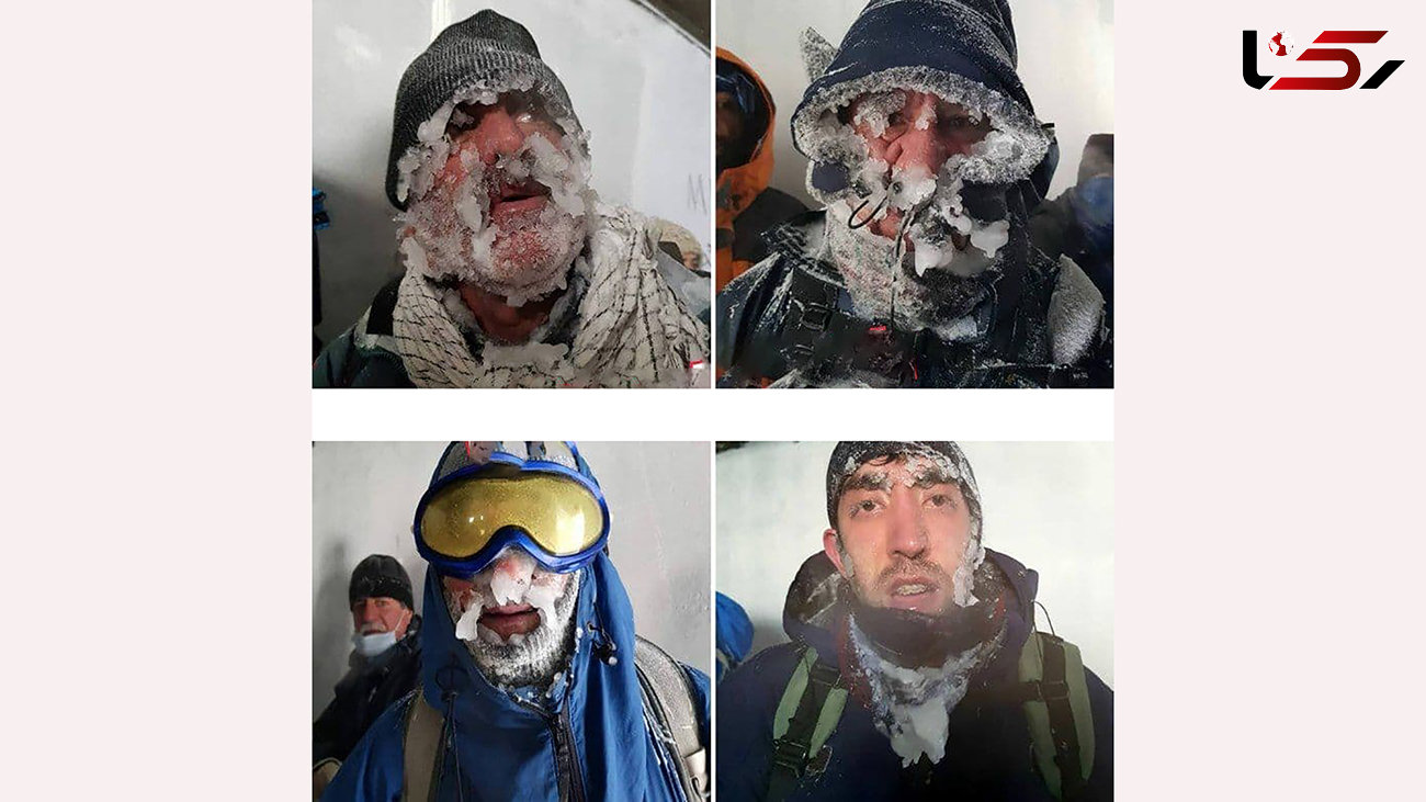 اولین عکس از چهره یخ زده کوهنوردان گمشده در دارآباد تهران + فیلم