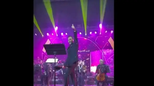 فیلم آواز احساسی/ آخ که دیگه فرنگیس غوغایی تو کنسرت راه انداخته دیدنی/ تهران رو ترکونده