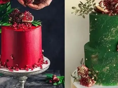 جدیدترین مدل‌ های کیک شب یلدا ترند 1404 + زیباترین ایده‌ ها برای جشن یلدا