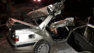 تصادف مرگبار کامیون با پژو در ملایر / 3 تن در دم جان باختند + عکس