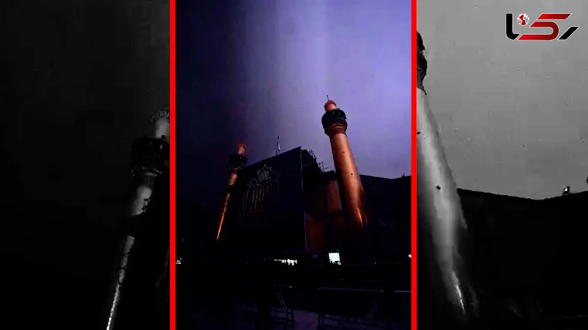 فیلم رعد و برق و باران در حرم مطهر علوی