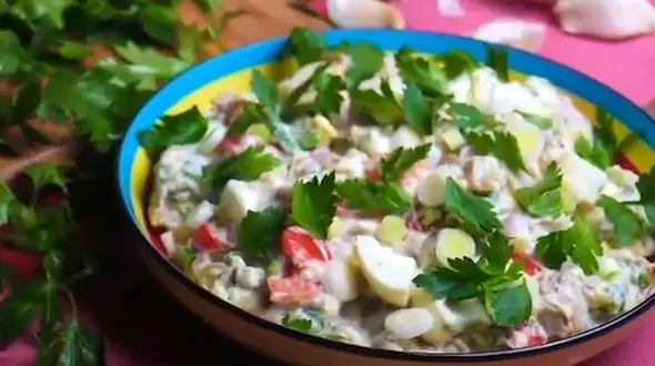 سالاد بادمجان + فیلم 