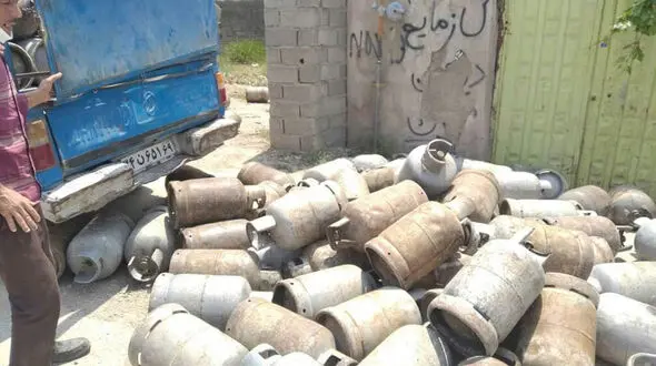 فروش غیرمجاز گاز مایع در کلاله