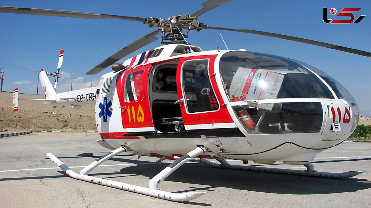 پرواز هلیکوپتر اورژآنس برای نجات جان مادر باردار در گتوند