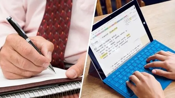 مزایای نوشتن با قلم به جای تایپ