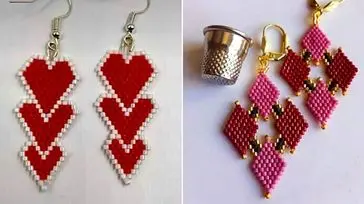 جدیدترین طرح‌ های گوشواره با منجوق میوکی؛ 15 مدل خاص و هنری