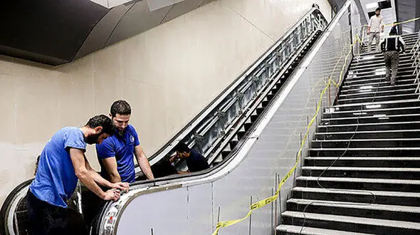 پاسخ شهرداری تهران به طولانی شدن روند تعمیر پله برقی های مترو !