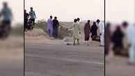 فیلم لحظه حادثه رانندگی در پیست چابهار/ تماشاچیان شوکه شدند