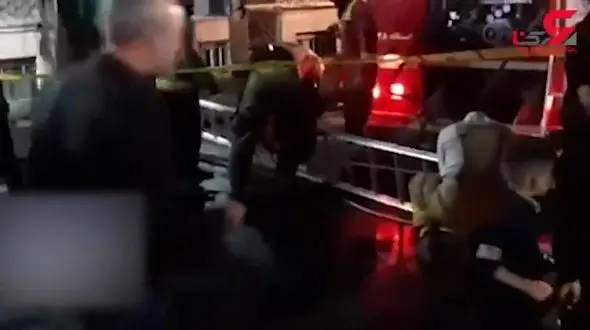 فیلم لحظه آتش سوزی مسجد یوم الغدیر تهران در شب عاشورا / 800 نفر نجات یافتند