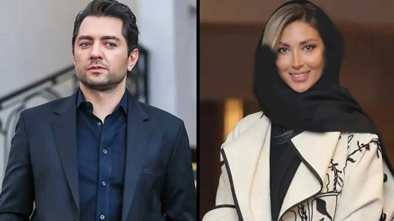 لوس بازی مینا مختاری همسر بهرام رادان با این عکس !