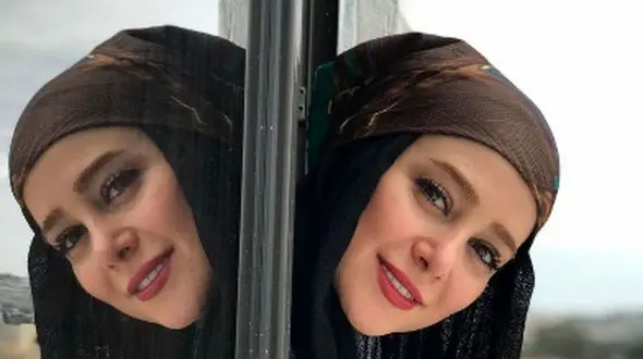 عکس دکوراسیون فوق خوشرنگ و شیک اتاق خواب الناز حبیبی/  چه فرش شیکی به دیوار اتاقش زده !