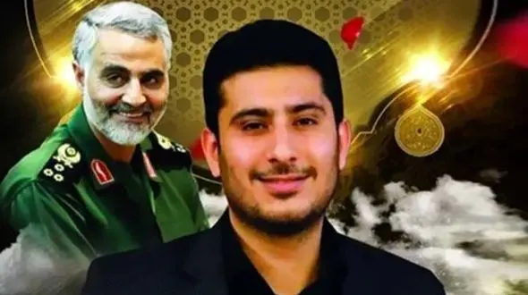 پیکر «شهید وحید زمانی‌نیا» از همراهان سردار سلیمانی در حرم سید‌الکریم آرام می گیرد