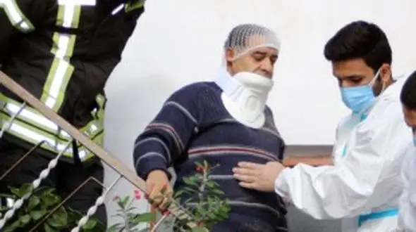 مرد برقکار از طبقه دوم ساختمان سقوط کرد / در رشت رخ داد