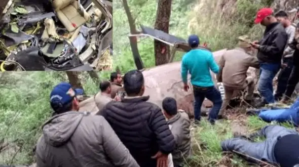 سقوط هلیکوپتر در شمال هند جان ۵ نفر را گرفت