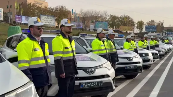 طرح زمستانی پلیس راهور کلید خورد / امنیت سفرهای زمستانی با حضور ۹۱ هزار امدادگر + فیلم