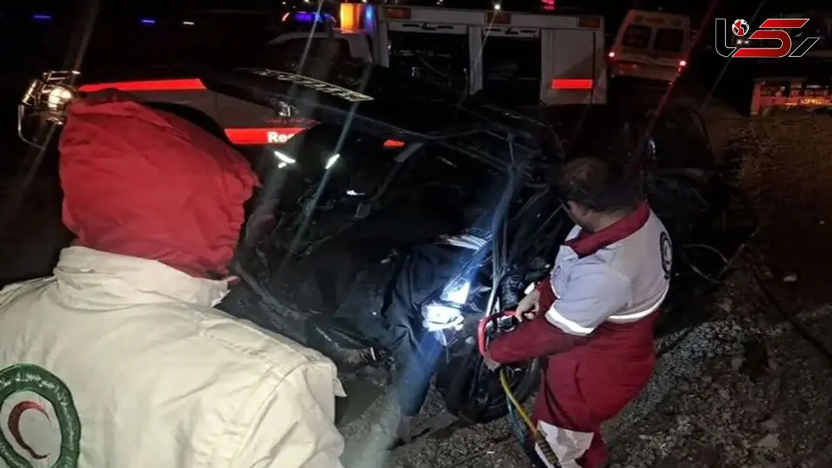 ۵ کشته و مصدوم در تصادف خونین پراید با تریلی در زرندیه