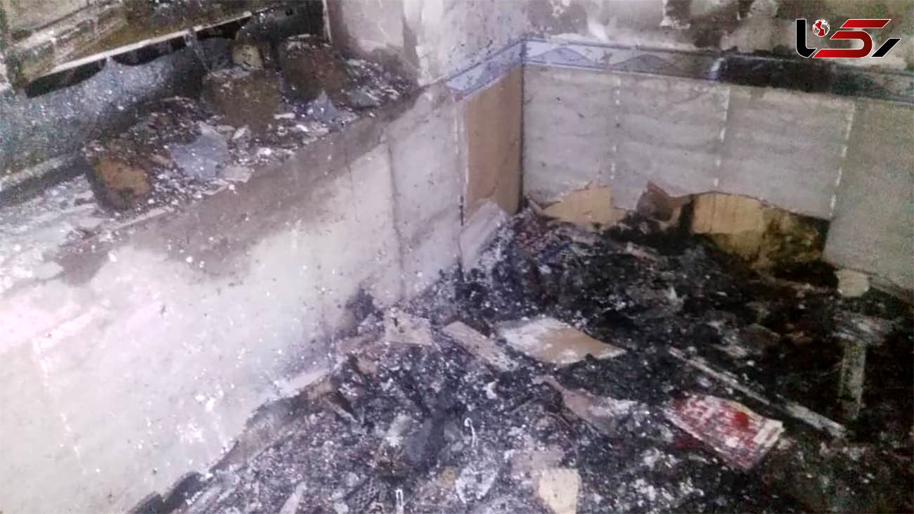 زنده زنده سوختن نوجوان فسایی در انفجار خانه