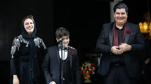 تجلیل از نغمه‌های ماندگار سالار عقیلی/ از تیپ مجری مشهور تلویزیون تا پیانونوازی همسر سالار عقیلی +تصاویر دیدنی 