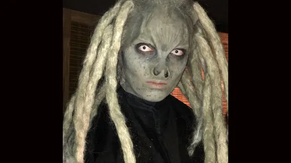 گریم ترسناک بازیگر زن ایرانی 