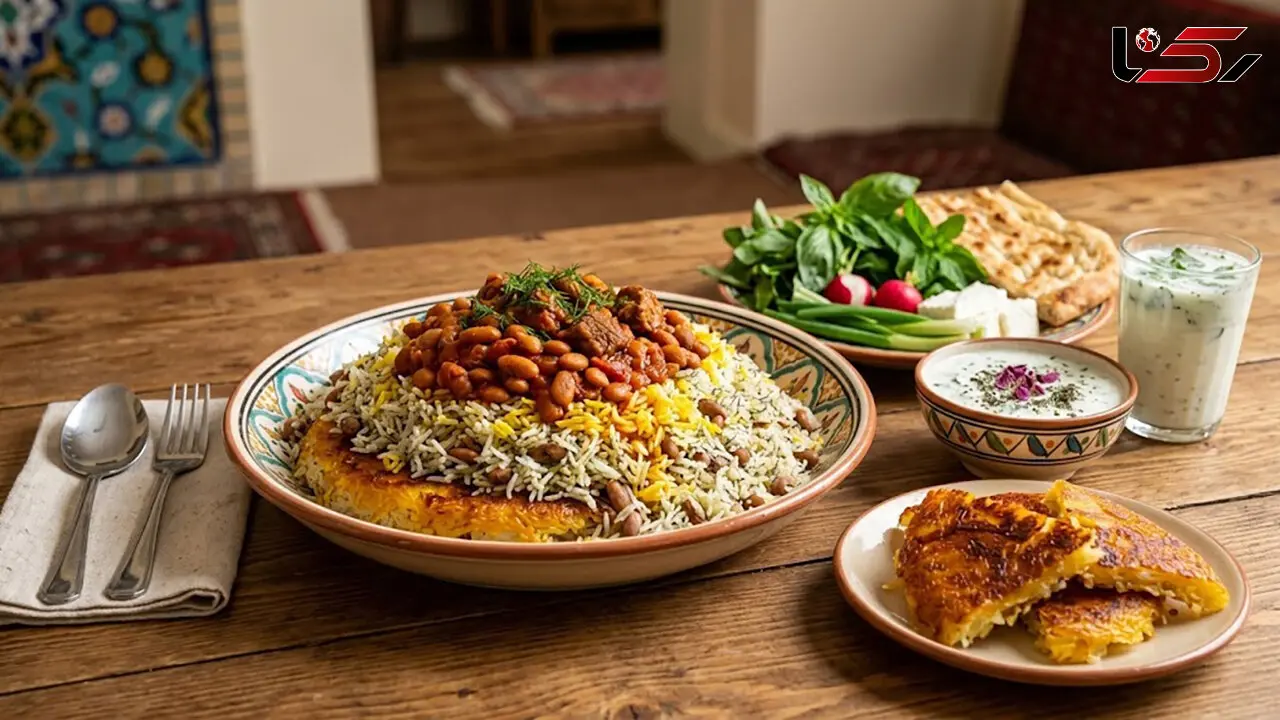 طرز تهیه لوبیا چیتی پلو مجلسی؛ یک پلوی خوشمزه و مقوی