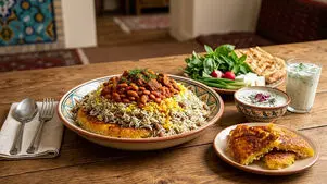 طرز تهیه لوبیا چیتی پلو مجلسی؛ یک پلوی خوشمزه و مقوی