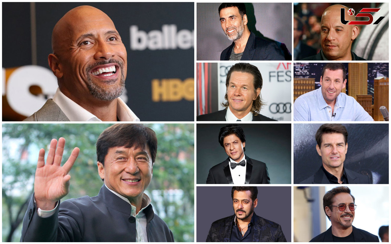 10 بازیگر مرد پولدار در دنیا چه کسانی هستند؟ +تصاویر