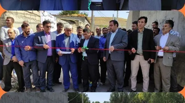 پروژه آسفالت معابر روستای وظیفه خوران هشترود بهره برداری شد