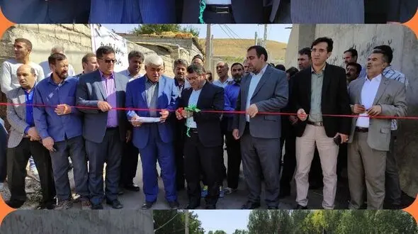 پروژه آسفالت معابر روستای وظیفه خوران هشترود بهره برداری شد
