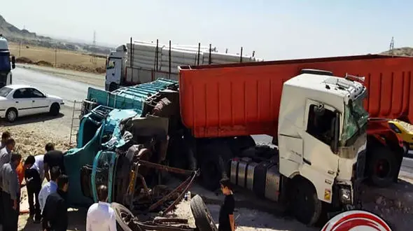 یک کشته در تصادف جاده قاین به بیرجند 