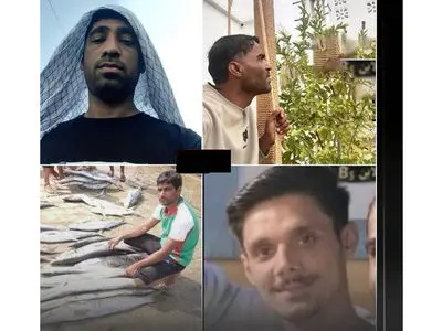 عکس ها و اسامی  4 شهید حمله دیشب جنگنده های آمریکا به جزیره لارک ایران در خلیج فارس