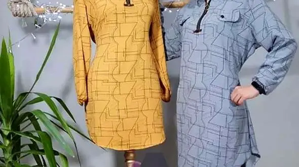 عکس / انواع مانتو ابروبادی طرح دار برای عید 1403