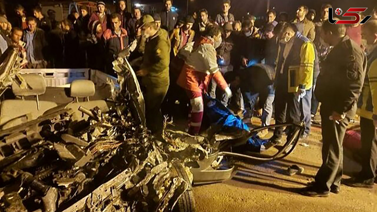 3 خودرو ناگهان وارد یک مغازه شدند / یک کشته و 2 زخمی در تبریز + عکس