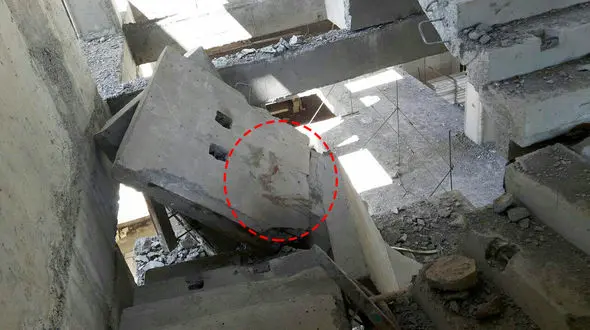 جزییات سقوط مرگبار مردی  از ساختمان نیمه کاره+عکس