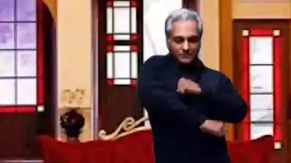 آوازباشکوه/ مهران مدیری قبل ضبط برنامه با آهنگ گل گلدون من چه رقصی پر ناز و ادایی میکنه