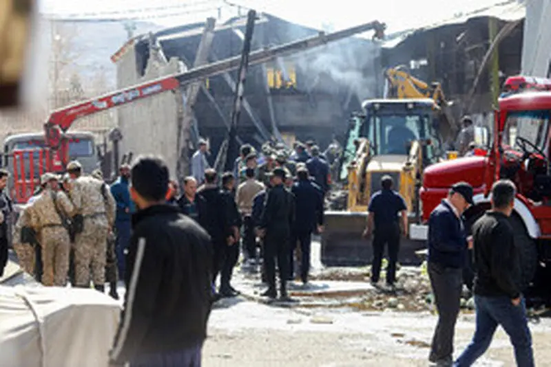 سقوط بالگرد در «درچه» اصفهان