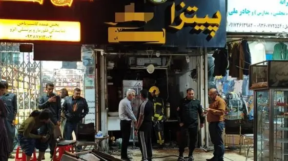 انفجار مرگبار در پیتزا فروشی / هشت نفر به بیمارستان منتقل شدند