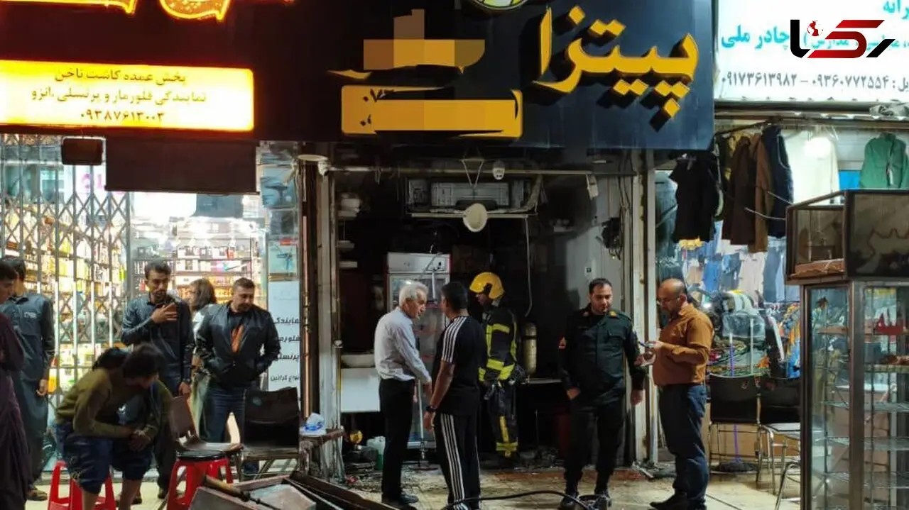 انفجار مرگبار در پیتزا فروشی / هشت نفر به بیمارستان منتقل شدند