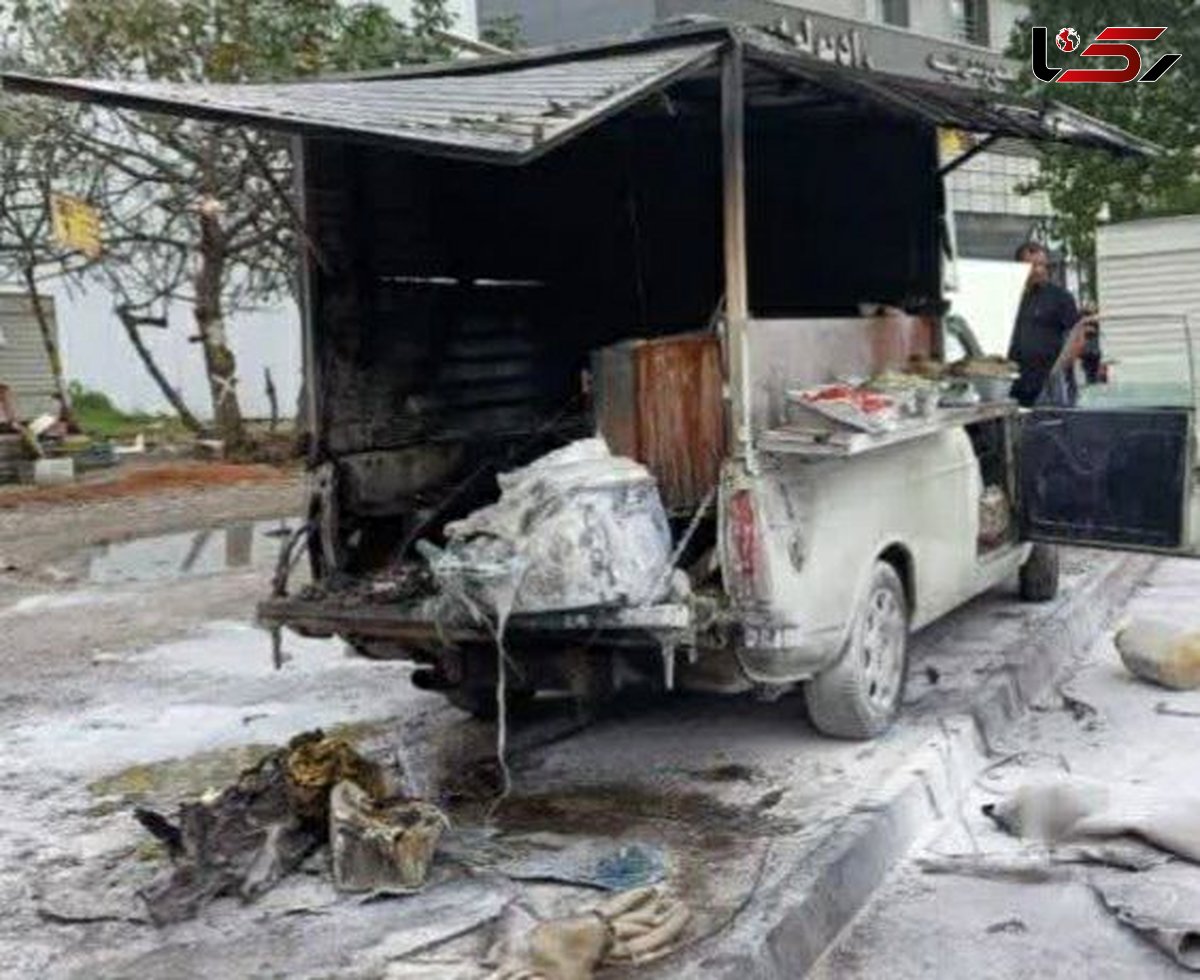 نزاع بر سر مشتری خودرو رابه آتش کشید/دو زن و دو مرد راهی بیمارستان شدند 