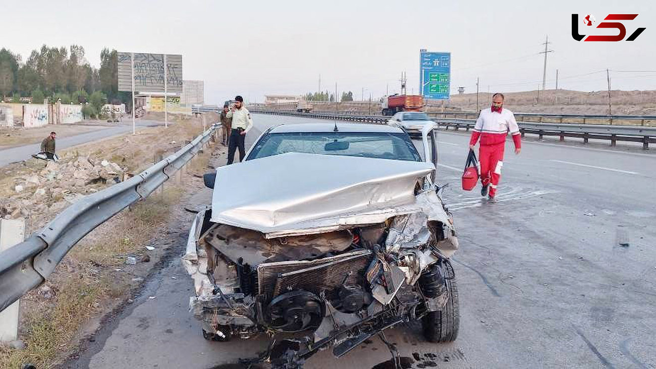 دو مصدوم در سانحه رانندگی در اتوبان تبریز زنجان