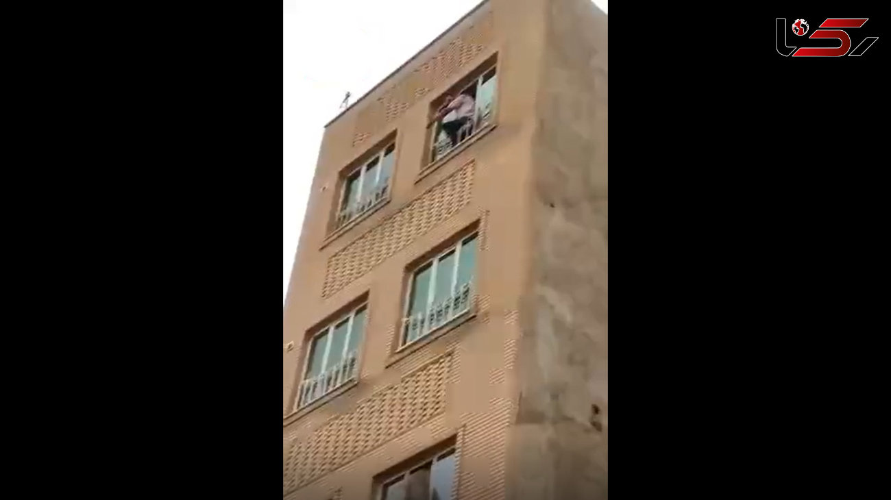 اقدام به خودکشی مرد تهرانی در رباط کریم / آتش نشانان فرشته نجات شدند + فیلم