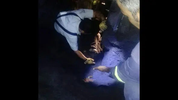 مرگ تلخ راننده معدن در گل گهر سیرجان + عکس 