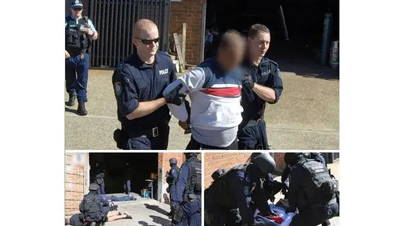 عکس های لحظه تحقیرآمیز بازداشت 2 ایرانی در استرالیا