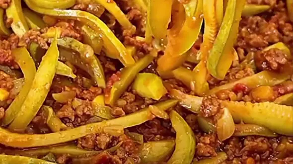 متفاوت ترین غذا با کدو سبز + فیلم