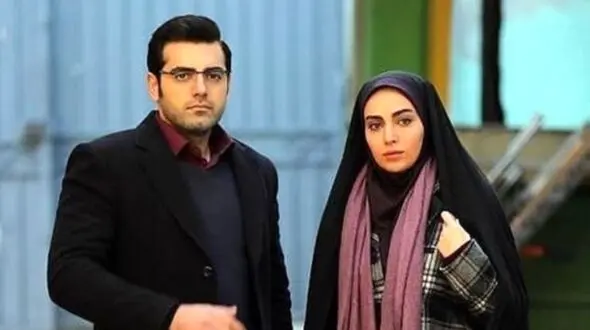 عکس/ «جواد جوادی» (سریال بچه مهندس) در کنار همسرش «ندا دیبا» / چه قدر بهم میان!