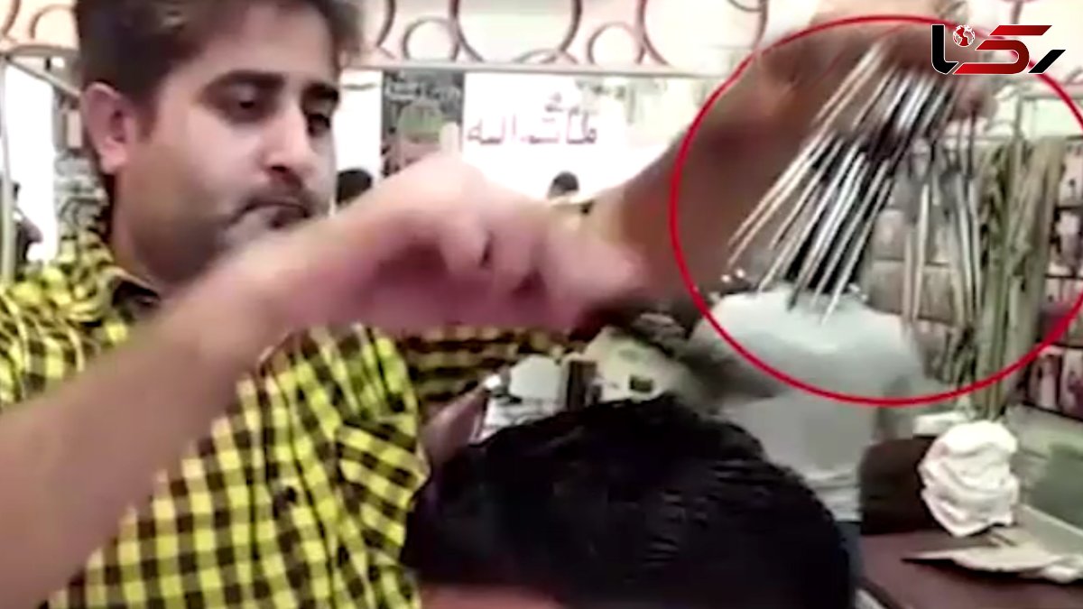 مهارت حیرت‌انگیز آرایشگر پاکستانی  + فیلم