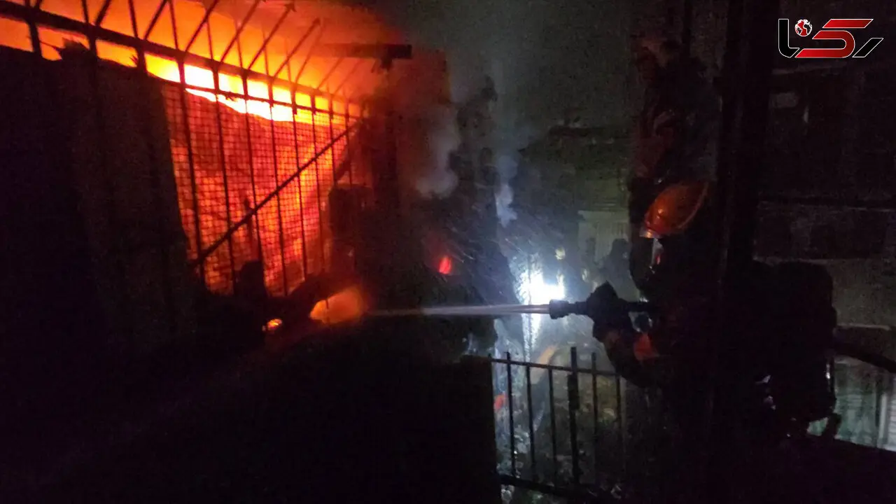 حریق در خوابگاه دختران دانشگاه آزاد قزوین 